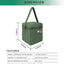 Bolsa almacenamiento botellas butano 16oz 4 pzas
