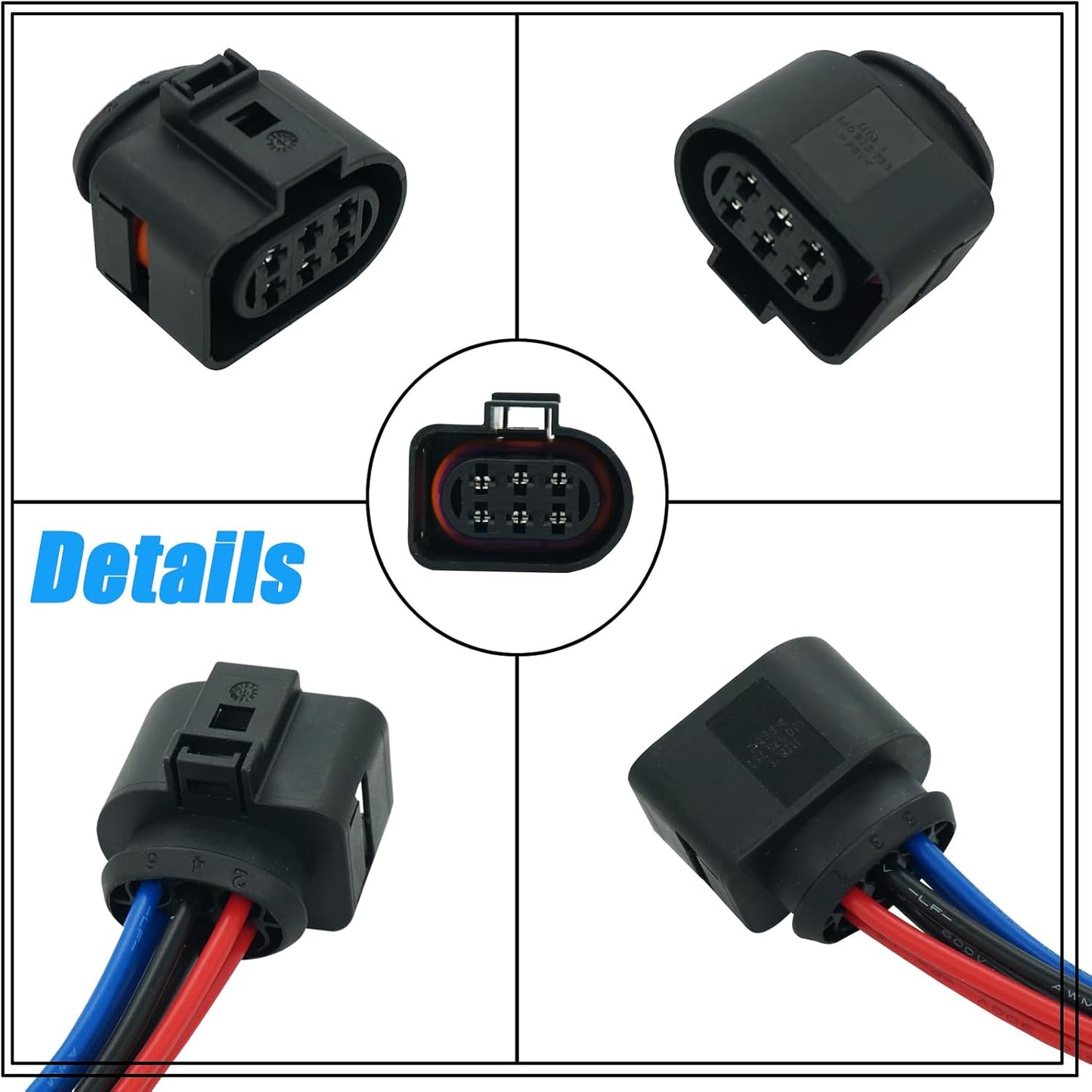6 Alambres Conexión Luz Trasera Audi A3 A8 A4 B7 TT