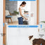 Puerta retráctil para bebés 33" alto 55" ancho