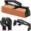 Set pinzas ladrillo ajustables 9-13.7" mango goma negro