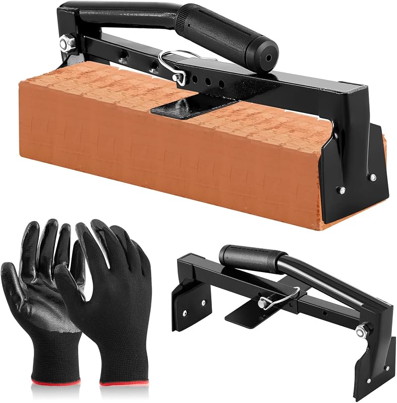 Set pinzas ladrillo ajustables 9-13.7" mango goma negro