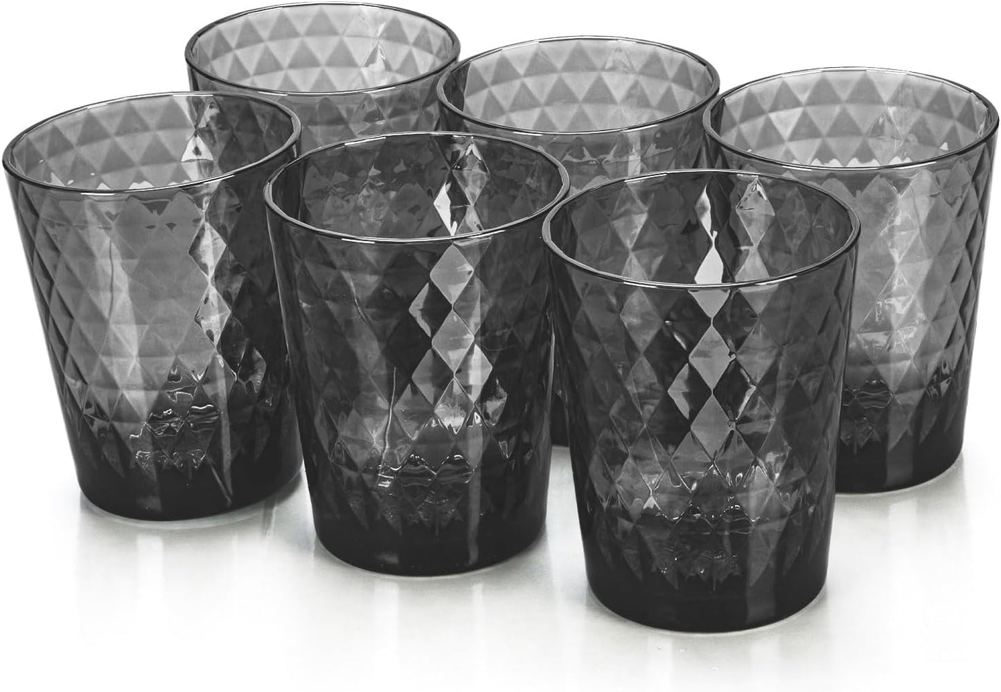 Vasos plástico sin BPA 6uds 16oz reutilizables apilables