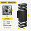 Lámpara pared exterior LED IP65 ahorro energía moderna