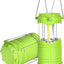 2 Linternas LED verdes portátiles para campamento y emergencia