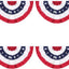Bandera abanico plisada 3x1.5ft patriótica EE.UU. 4