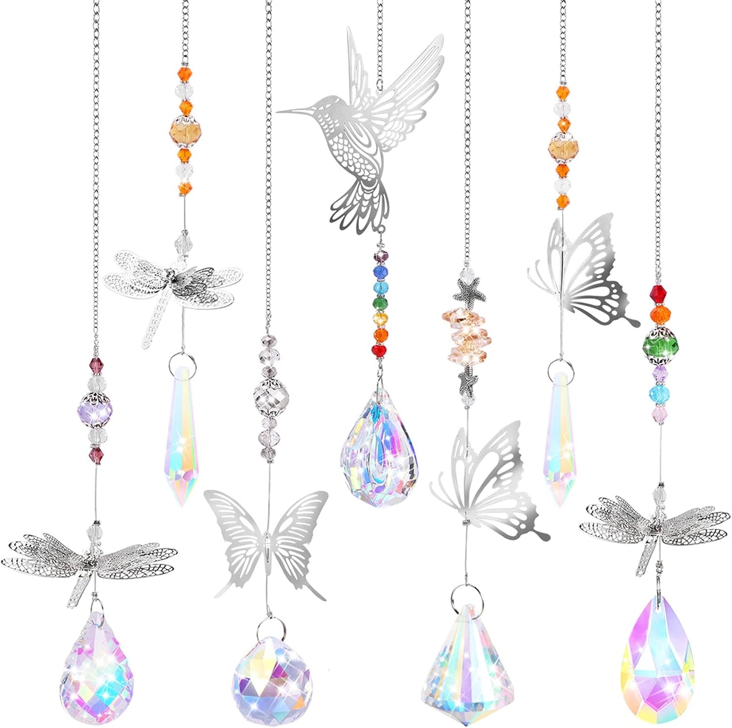 Atrapasoles cristal colgantes arco iris hogar oficina