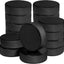 18 Discos Hielo 3" Negro 6oz con 3 Bolsas Malla