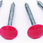 Estaca marina galvanizada color rosa set 4