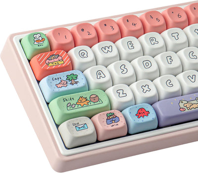 Juego teclas PBT Cherry con caritas sublimadas