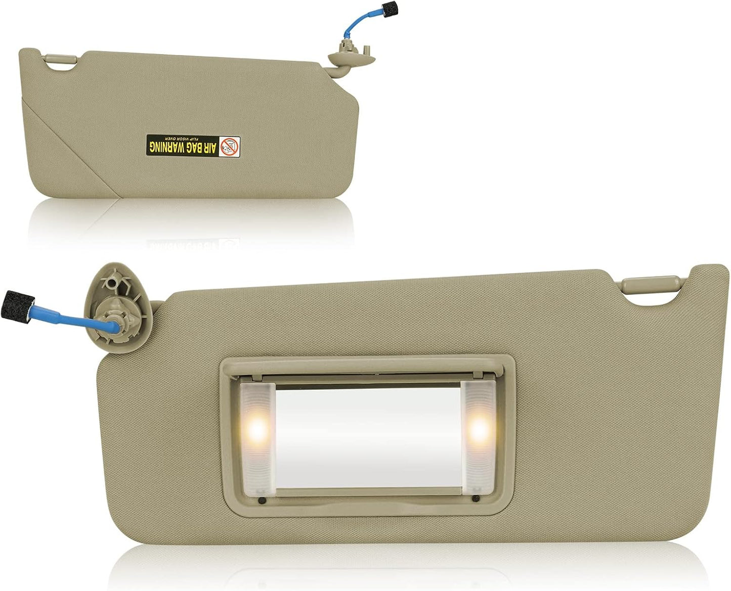 Visera solar luz Honda Accord 08-17 repuesto beige