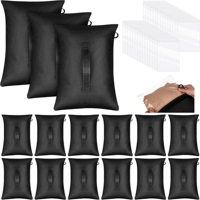Bolsas arena deportiva polietileno transparente anclajes pesados