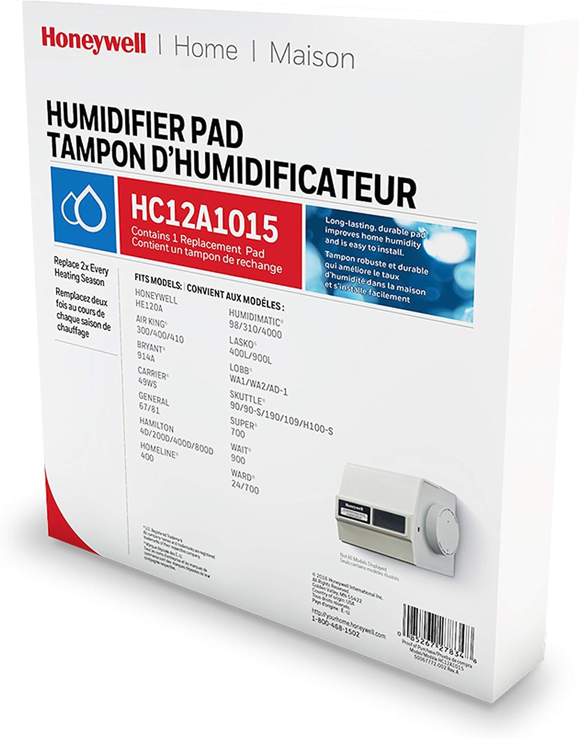 Almohadilla humidificadora espuma para toda la casa