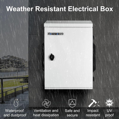 Caja eléctrica al aire libre acero laminado IP65