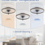 Ventilador techo bajo 20" con luz LED 3000K-6000K 6 vel