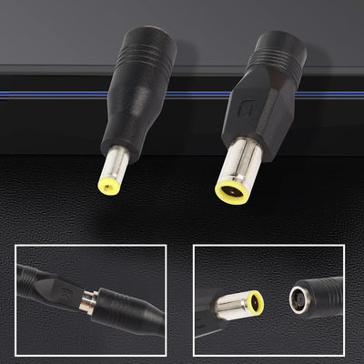 Adaptador enchufe CC 0.315pulg a 0.217pulg set 4