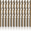 Broca cobalto pack 12 pzas serie DWD