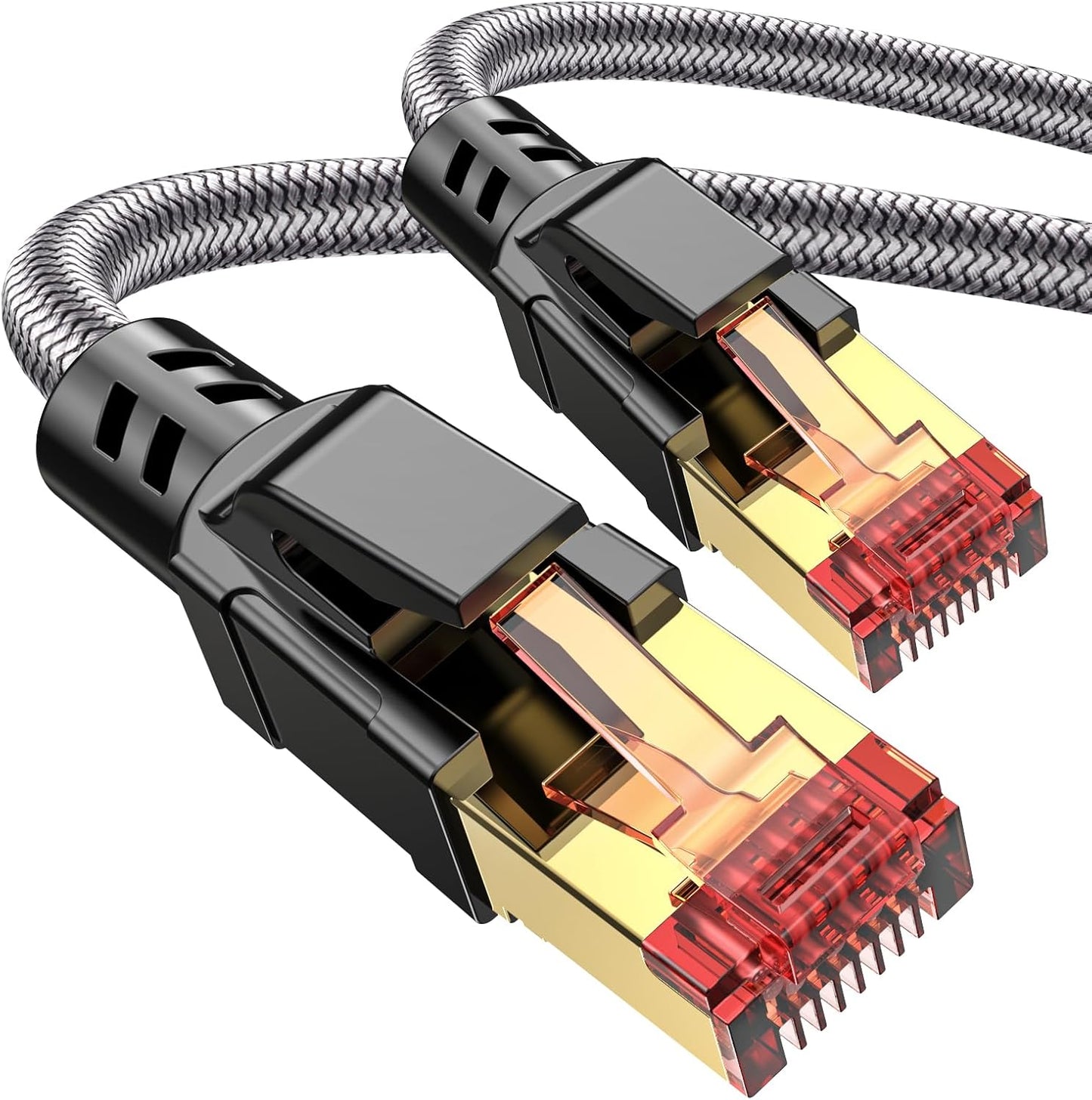 Cable Ethernet Cat 8 30pies 40gbps RJ45 hogar oficina