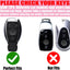 Funda llavero diamante Mercedes 3 botones negro