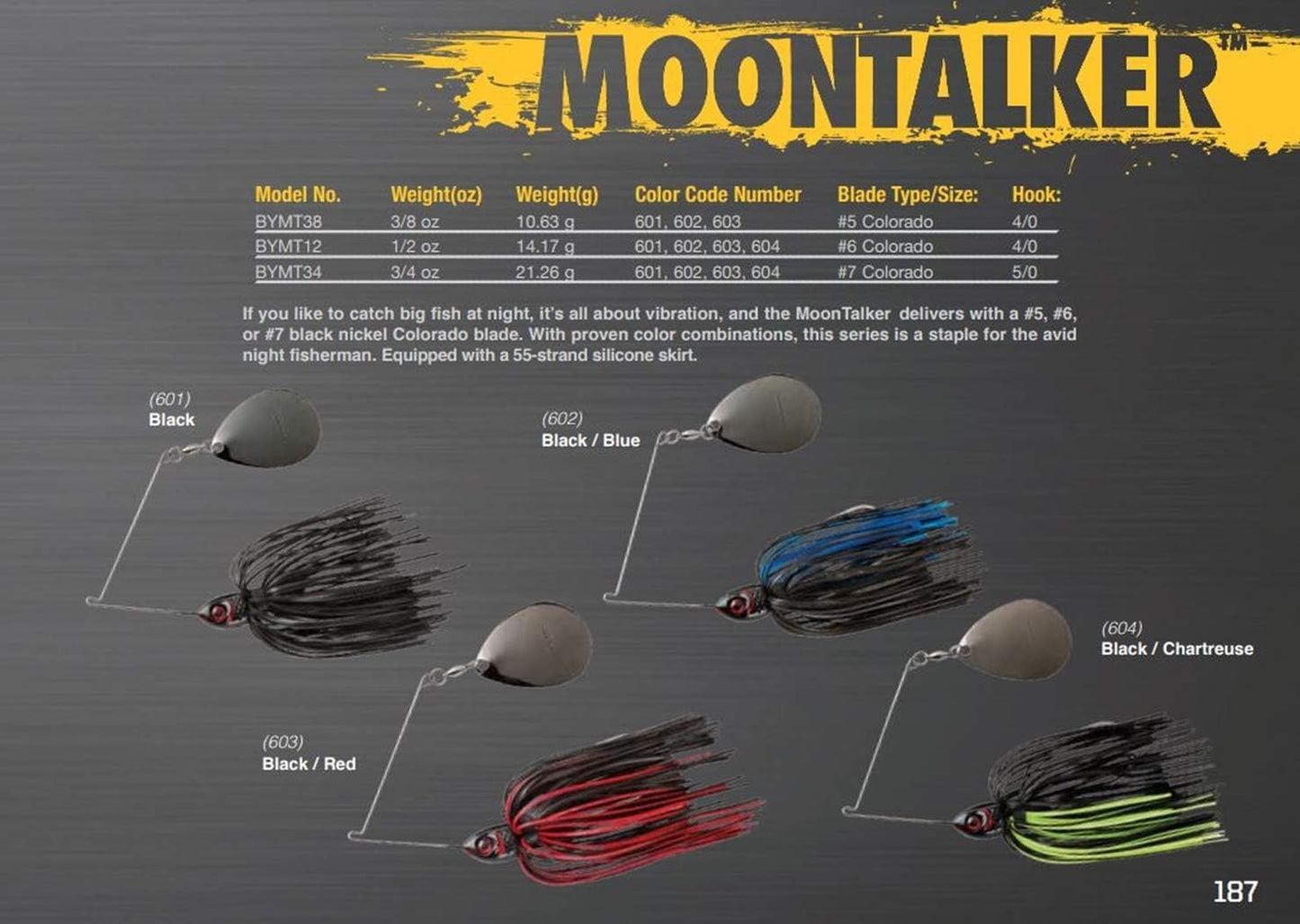 Señuelo pesca Moontalker Spinner-Bait Bass