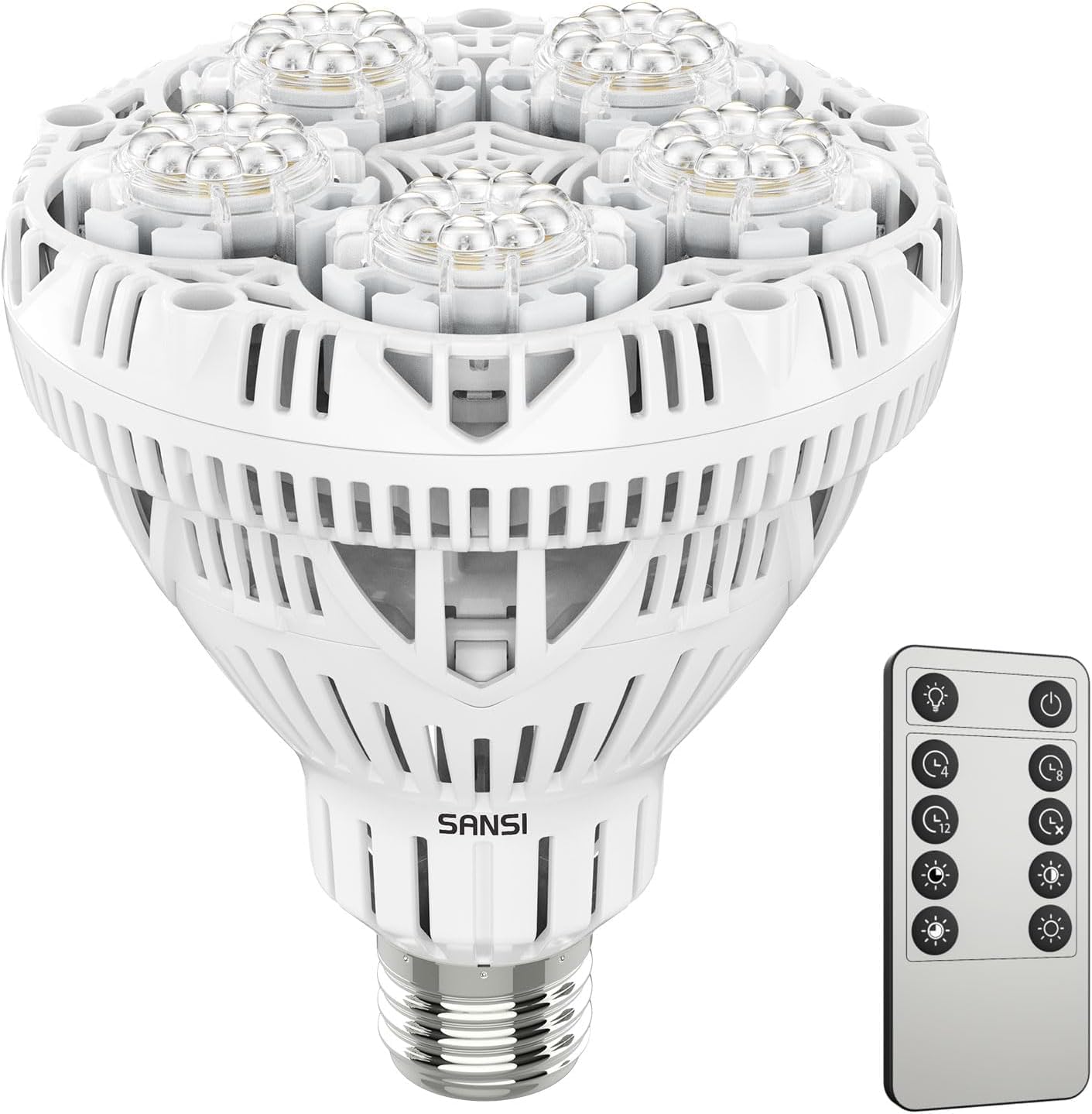Bombilla cultivo 30W espectro completo control remoto