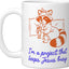 Taza Cerámica Ratoncito Blanco Con Frase Cristiana