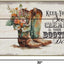 Tapete decorativo occidental 17x30pulg para hogar entrada