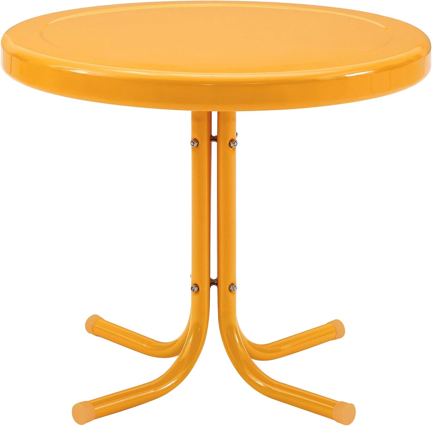 Mesa auxiliar metal retro resistente intemperie patio