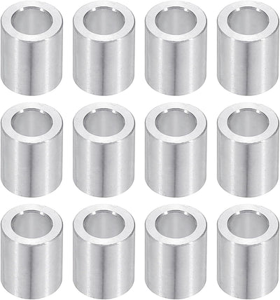 Espaciadores M6 aluminio redondos 1/4x3/8 sin roscar