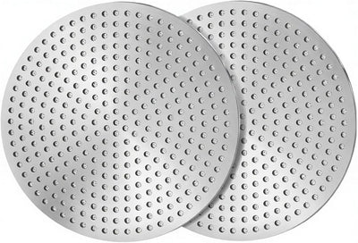 Paquete de 2 pantallas de disco espresso de acero inoxidable para cestas