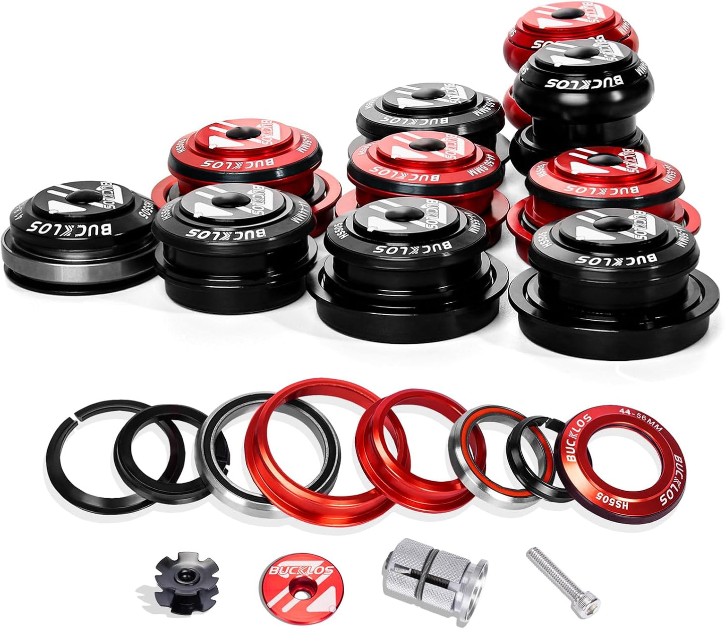 Auriculares bicicleta MTB 34-56mm caja direcci
