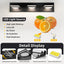Lámpara tocador LED acrílico negro mate 22pulg 3CCT