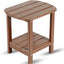 Mesa auxiliar Adirondack 2 niveles polietileno resistente