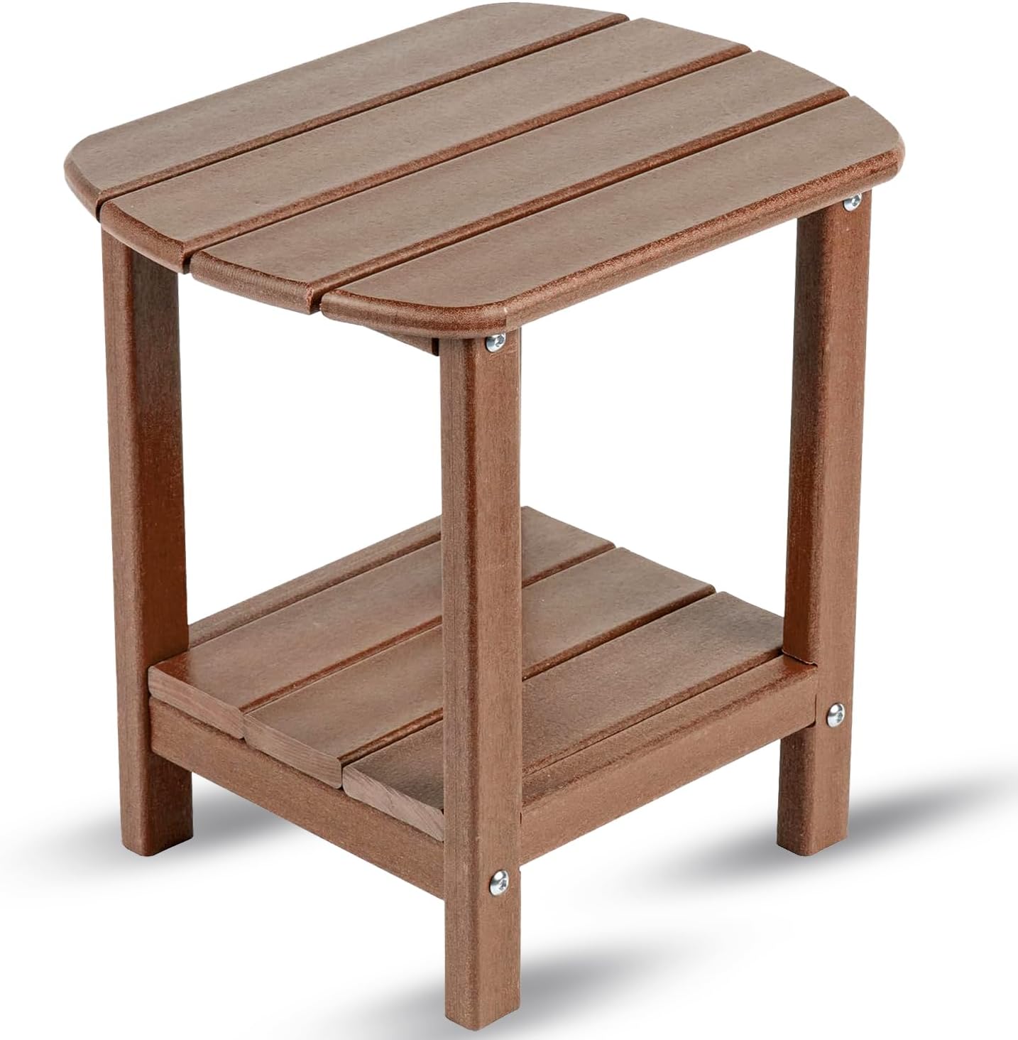 Mesa auxiliar Adirondack 2 niveles polietileno resistente
