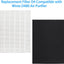 Filtro HEPA H13 D480 Winix pack 4 filtros carbón