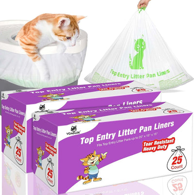 Revestimientos cajas arena gatos comp 50uds con cordón