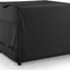 Funda mesa alta mimbre 76x34x42" negro impermeable
