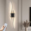 Apliques pared LED atenuables 31.5" negros