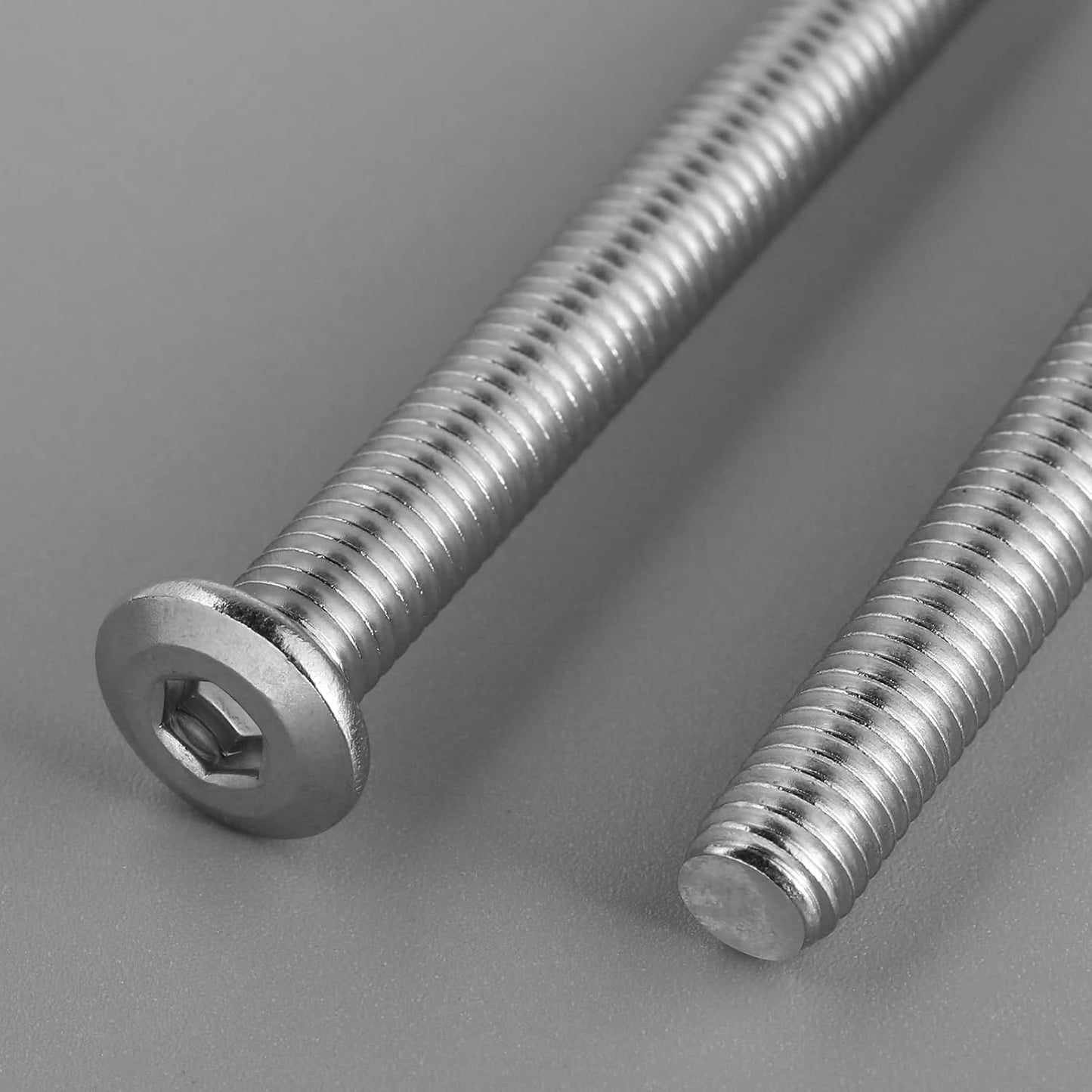 Tornillos hex m8 1.18pulg acero inox 304 para muebles