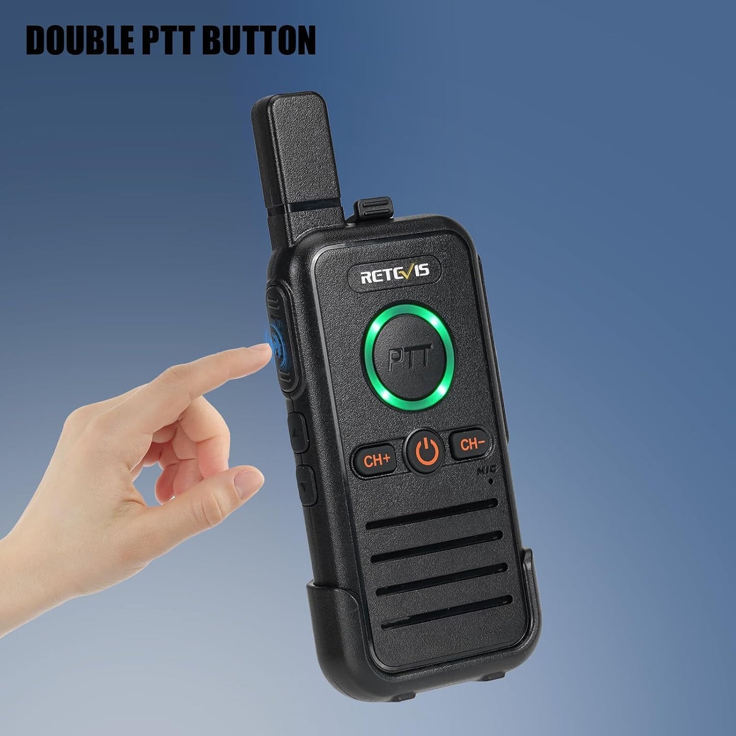 Walkie Talkies 16 Canales Recargable USB-C