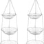 Cesta alambre cocina 3 niveles para frutas pack 2