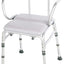 Silla ducha acolchada con respaldo y brazos 300lb color