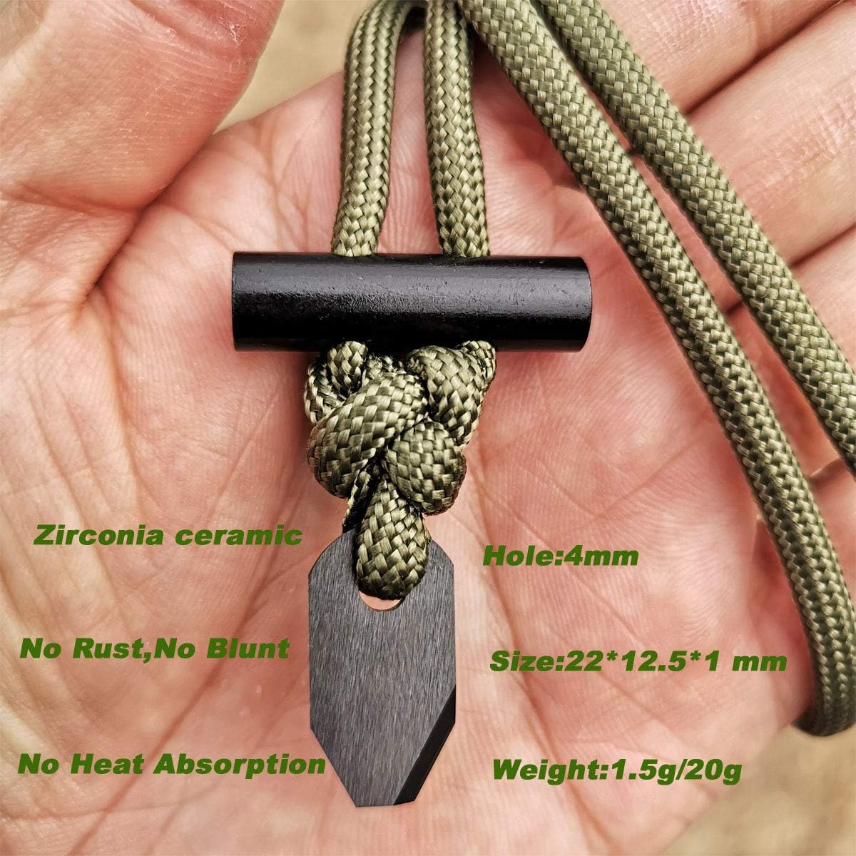 Collar cerámica striker barra ferro kit EDC mini