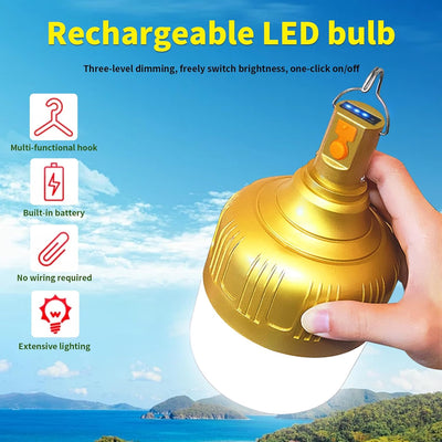 2 Bombillas LED Impermeables IP65 Exteriores Luz Emergencia