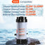 Cubierta clorador comp Hayward Cl200 CL220 ABS negro