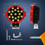 2 Focos LED Cree 185W Rojos para Trabajo y Conducción