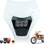 Faro LED motocross universal delantero color blanco