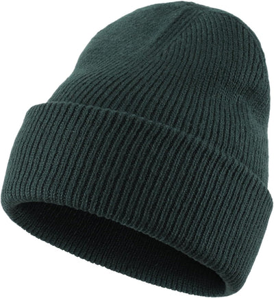 Gorro invierno con puño grueso para hombre y mujer cálido