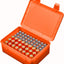 Caja organiz. baterías AA AAA 24* 30* naranja