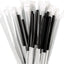 Pajitas plástico sin BPA estilo NTE 10.25pulg negro