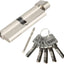Bombín cerradura cilindro euro 90mm 5 llaves latón antirrobo